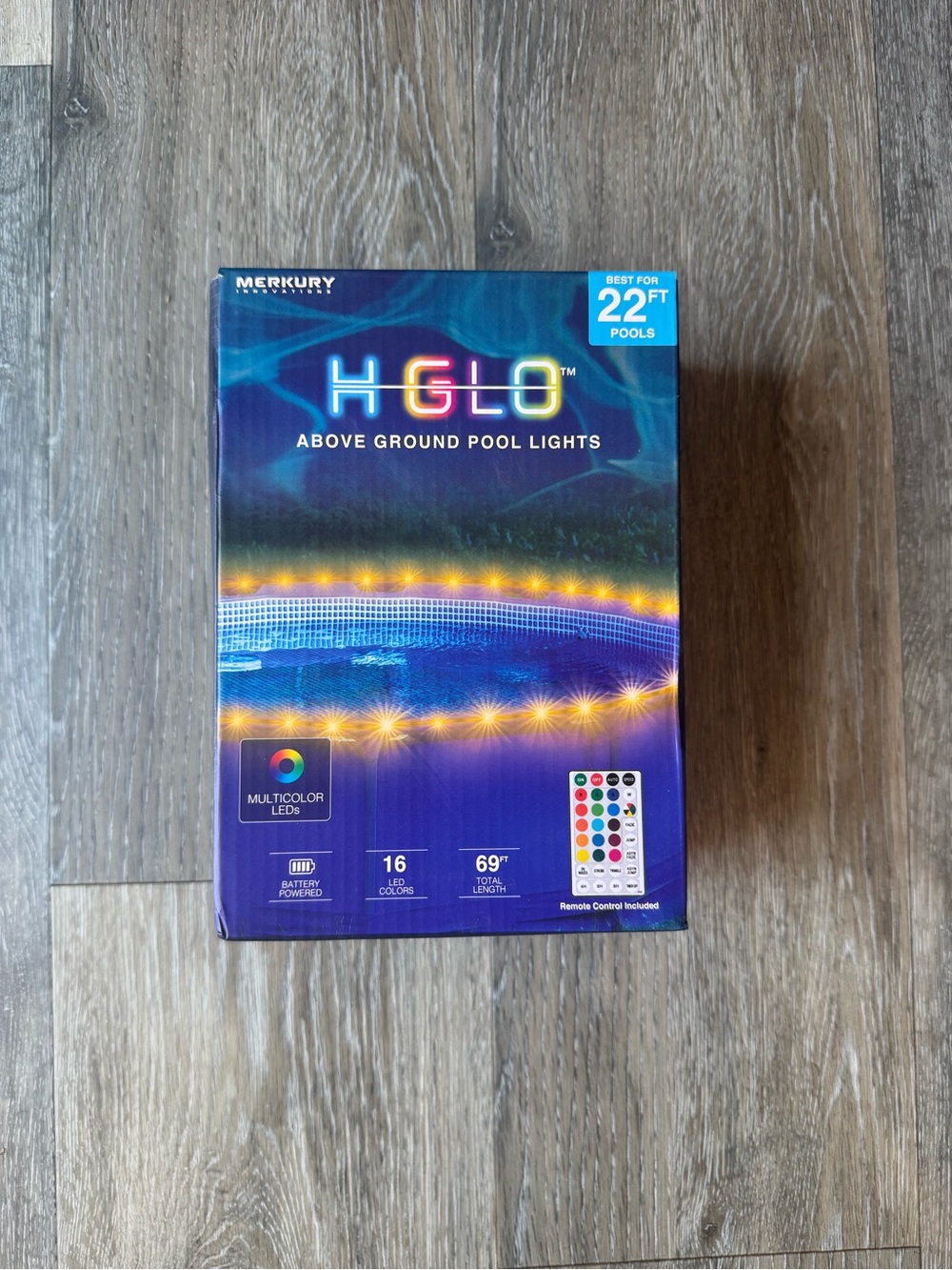 H-Glo Multicolor Above Ground Pool Lights by Merkury